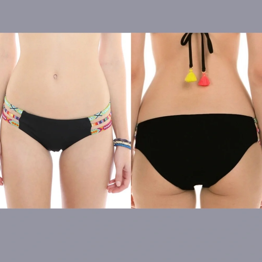 NEW Isabella Rose [ Large ] Besties Friendship Strap Maui Bikini Bottom‎